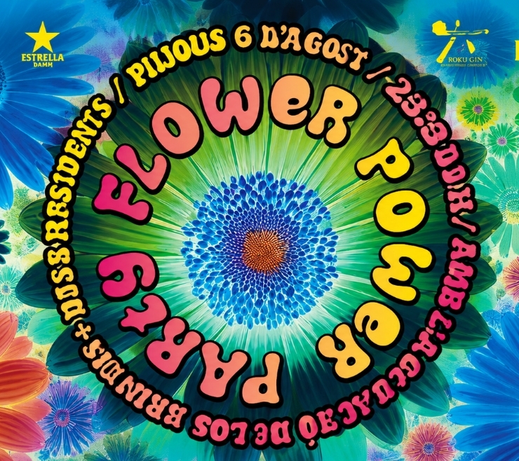 FLOWER POWER PARTY (LOS BRINDIS + DJ RESIDENTS)